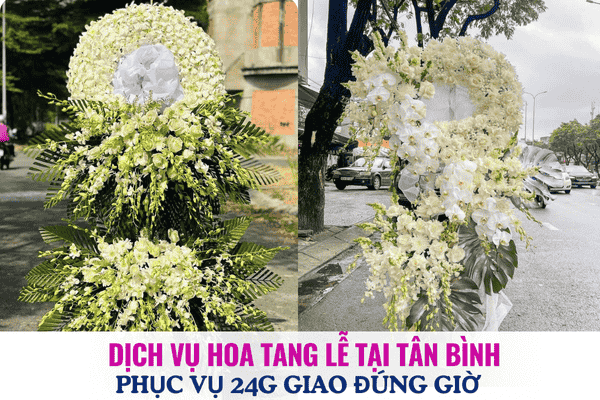 Dịch vụ hoa tang lễ tại Tân Bình – Phục vụ 24/7, giao đúng giờ